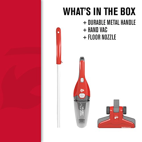 Dirt Devil Simplistik Plus 3-In-1 Bagless Corded Stick Vacuum Sd22010,Red #TOP4