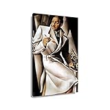 Classic Famous Tamara De Lempicka Portrait of Dr Boucard Art Deco Portrait Poster for Room Painting...