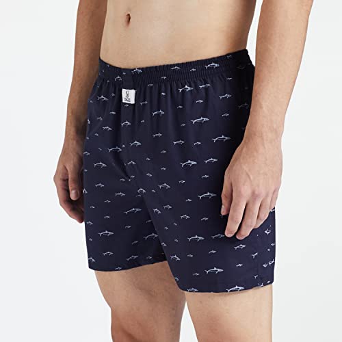 Image of Longies Men's Cotton Printed Regular Boxer Shorts