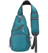 DTGN Oxford Small Sling Bag - Crossbody Backpack Casual Packs with Headphone Jack