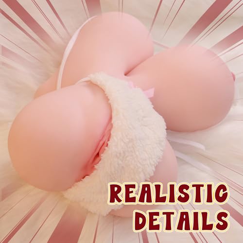 Image of 9.04 LBS Sex Doll Male Masturbator with 4 Real 3D Channels, 4 in 1 Adult Sex Doll with Penetrable Big Nipples Ass Anal, Female Torso Love Doll with Realistic Pocket Pussy for Men Masturbation