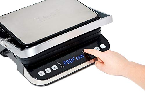 Yedi Total Package 6-In-1 Digital Indoor Grill, Waffle Maker, Panini Press, Griddle, With Deluxe Accessory Kit #TOP1