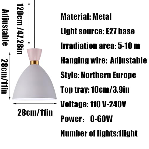 Lustre de style industriel moderne pour éclairer une table à manger