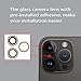 3pcs/Set Rear Camera Lens Covers Replacement for iPhone 14 Pro Max, Back Glass Lens Cover Replacement with Pre-Installed Adhesive + Repair Tool Kit, Anti-Lens Scratch & Waterproof