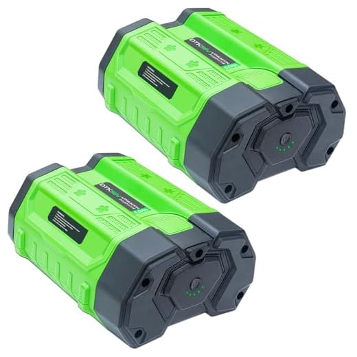 DTK 2 Pack 56V 5.0Ah Replacement for EGO Battery 56V CS1604 CS1804 CS1403, Compatible with BA2800