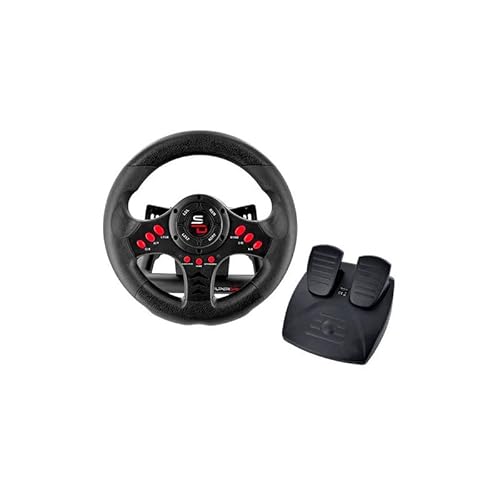 Subsonic SA5426 Racing Wheel Universal with Pedals for PlayStation 4, PS4 Slim, PS4 Pro, Xbox One, Xbox One S, PS3 Subsonic SA5426 Racing Wheel Universal with Pedals for PlayStation 4, PS4 Slim, PS4 Pro, Xbox One, Xbox One S, PS3
