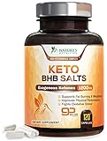 Keto BHB Pills Premium Exogenous Ketones Salts 1200mg - Utilize Your Body's Natural Energy with Ketosis - Made in USA - Ketone Weight Support Supplement with Hydroxybutyrate for Men and - 120 Capsules