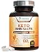 Keto BHBc Salts Exogenous Ketones 1200mg Highest Potency - BHB Salts Supplement Pills for Ketogenic Diet - Ketosis, Energy & Fat Burner. Beta-Hydroxybutyrate Magnesium, Calcium, Sodium - 120 Capsules