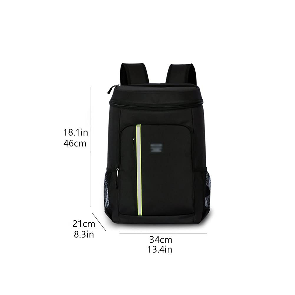 Lunch Box Organizer 30L Picnic Backpack Insulated Travel Backpack Bag Leak-Proof Soft Cooler Bag for Outdoor Beach Travel Picnic Picnic Coolers (Color : Grey)