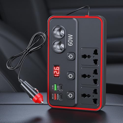 Convertidor de potencia para coche ideal para cargar el ordenador portátil en el camping 3
