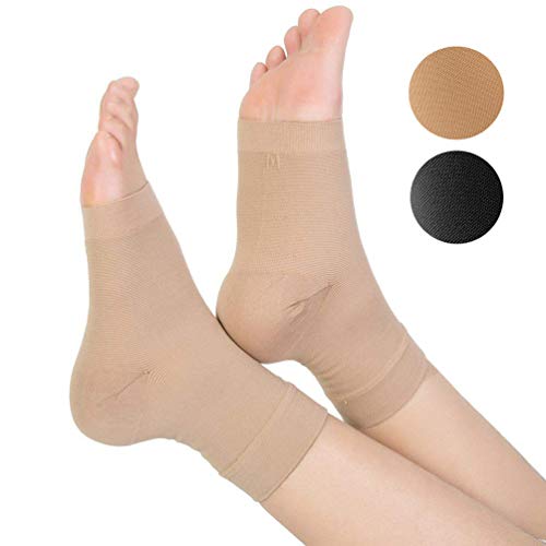 TOFLY Plantar Fasciitis Socks for Women Men, True 20-30mmHg Compression Socks for Arch
