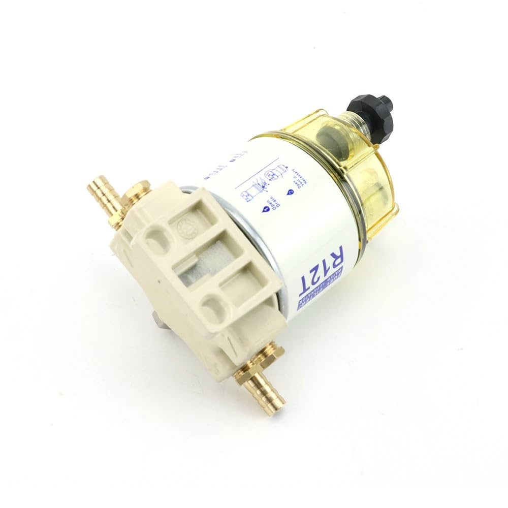 Pezzo di Ricambio per Auto R12T Elemento filtrante del Carburante Separatore d'Acqua sostituisce ZG1/4-19 120AT S3240 NPT FS19802 P502489 R12P R12S Pezzo di Ricambio per Auto