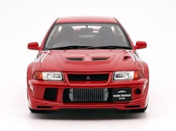 オットー　三菱 ランサーエボリューション6TME ミニカー 1/18 POP RACE 1/18 三菱 ランサー エボリューション VI トミー