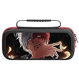 Produktleistung: Diese Spielkonsolen-Aufbewahrungstasche kann Ihre Switch-Spielkonsole, Joycon und Spielkarte, Headset, Ladekabel und anderes kleines Switch-Zubehör leicht halten.