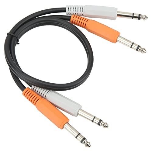 Cable de audio estéreo 6.35mm macho a macho, 45 cm miniatura 1
