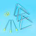 3Pcs de Instrumento de Triángulo Musical, Instrumento de Percusión Infantil Triangulo Musical,...