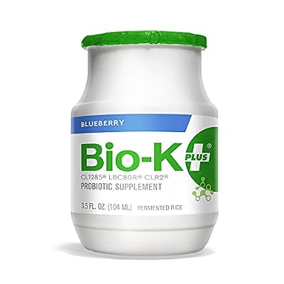 BIO-K PLUS Organic Blueberry Fermented Rice Probiotic 6pk, 3.5 FZ
