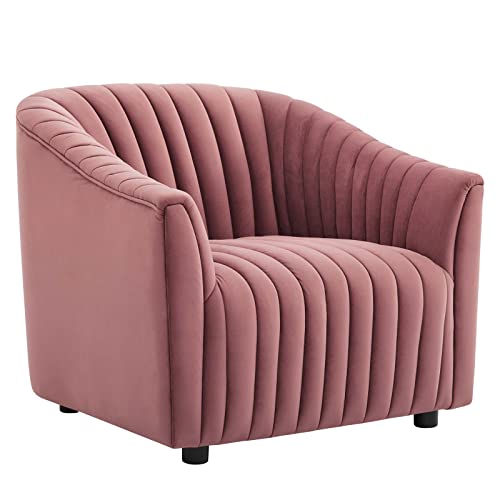 Sillón Plegable Terciopelo Rosa