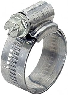 00MS Hose Clip, Zinc Plated 13-20MM PK10 (10 Pieces)