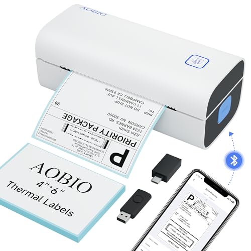Imprimante de codes-barres de bureau thermique haute vitesse pour étiquettes
