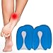 SULPO 2 pary żelu dla dzieci ochrona pięty przed bólem ucisku w przypadku ostrog pięty, poduszka w kształcie litery U, rozmiar 30-35