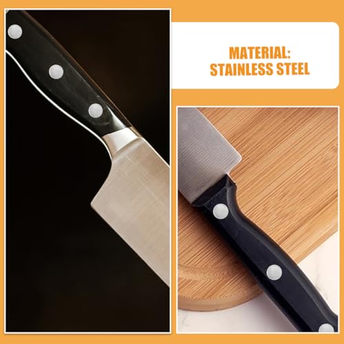 PRETYZOOM Edelstahl Messergriff Nieten 7 Paare Für Diy Küchenmessergriff Befestigung Robuste Schlagnieten Aus Edelstahl Für Asiatische Gemüsemesser