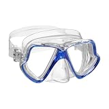 Mares Zephir - Maschera Sub Doppio Vetro, Micro-Frame, Gonna Siliter, EZ Adjust