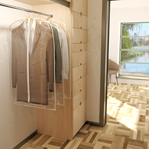 Hangerworld 100 cm (40") Long Zipped Suit Bags / Garment Clothes Covers, Pack of 6 - Image 4