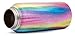 Simple Modern 14 oz Summit Water Bottle with Straw Lid - Hydro Vacuum Insulated Tumbler Flask Double Wall Liter - 18/8 Stainless Steel Pattern: Rainbow