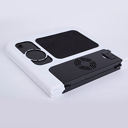 Foldable Laptop Table Tray Desk W/Cooling Fan Tablet Desk Stand Bed Sofa Couch #TOP3