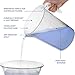 Terbold 5 Liter Measuring Pitcher 3-Pack | 1.3 Gallon Shatterproof Plastic Large Graduated Mixing Pitchers, 1 to 2 Gallons (5L, 5000ml)