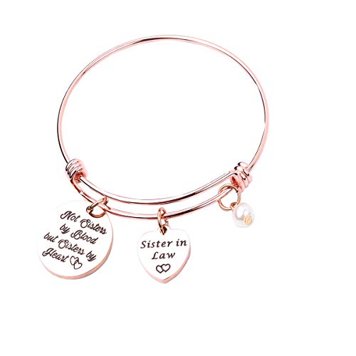 Sister in Law Bracelet Sister of The Groom Gift When I Married Your Brother I Gained A Sister Wedding Jewelry