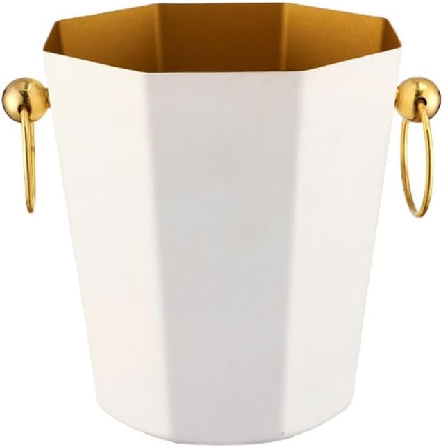 Ice Bucket Metal Portable Ice Bucket Champagne Bucket Bar Ktv Ice Bucket Home Beer Red Wine Bucket Ice Buckets For Parties(B)