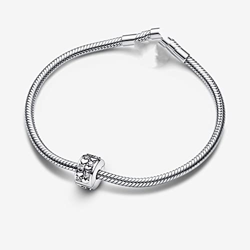 Infinite Hearts Sparkling Clip Charm 925 Sterling Silver Pendant,Girl Jewelry Bead Gift For Women Bracelet&Necklace #TOP3