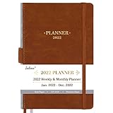 2022 Planner - 2022 Weekly & Monthly Planner with Calendar Stickers, January 2022 - December 2022,...
