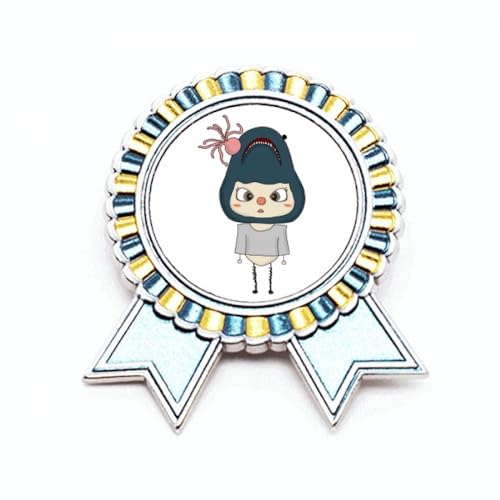 Broche requin en métal pour sublimer un manteau ou un blazer
