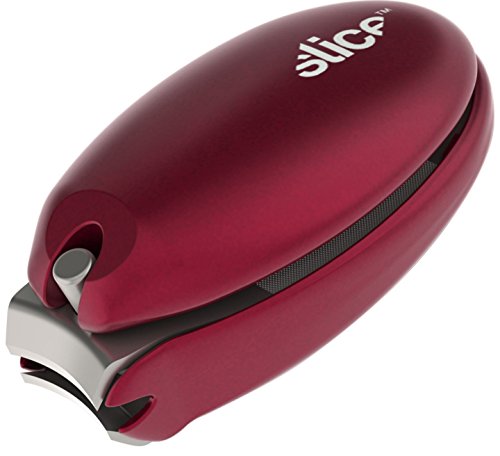Slice 10470 Clipper w/Nail Catcher & File, for Finger Nails & Acrylic, Stainless Steel
