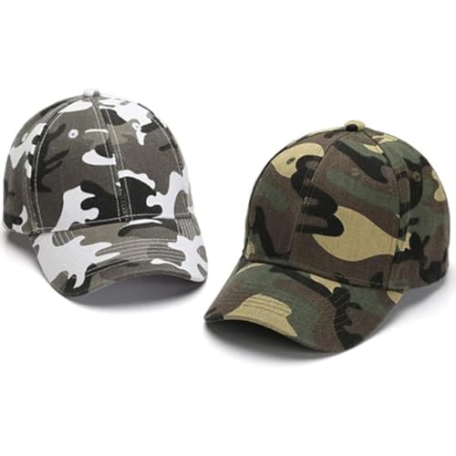 JJiaoLinin Casquettes de Baseball Camouflage,Tactical Hat Réglable Chapeaux Camouflage Armée Militaire Casquettes de Sport Quotidien Baseball Caps pour La Chasse La Pêche Activités de Plein Air – vue 5