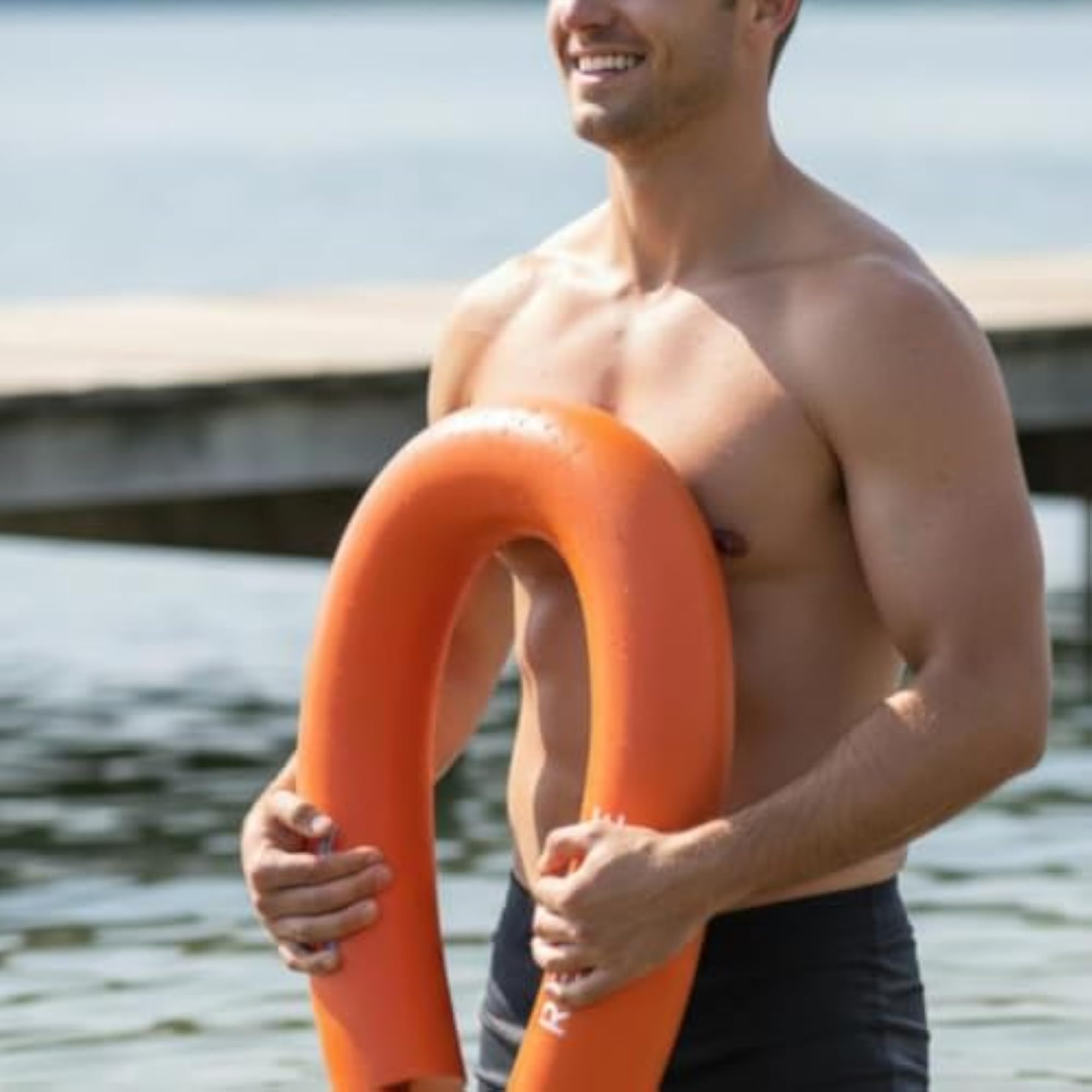 Thick Rubber Life Buoy for Water Safety