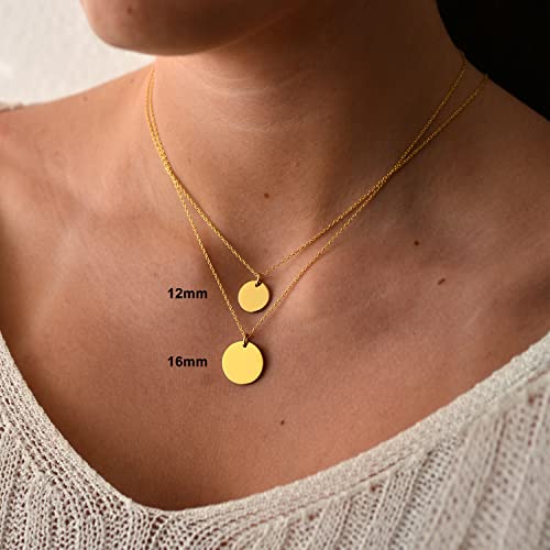 Big Dipper Necklace Zodiac Disc Jewelry - 316L Surgical Stainless Steel #TOP2