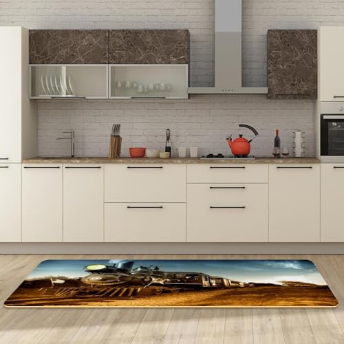 Alfombrillas de cocina retro lavables y alfombra absorbente pack 3