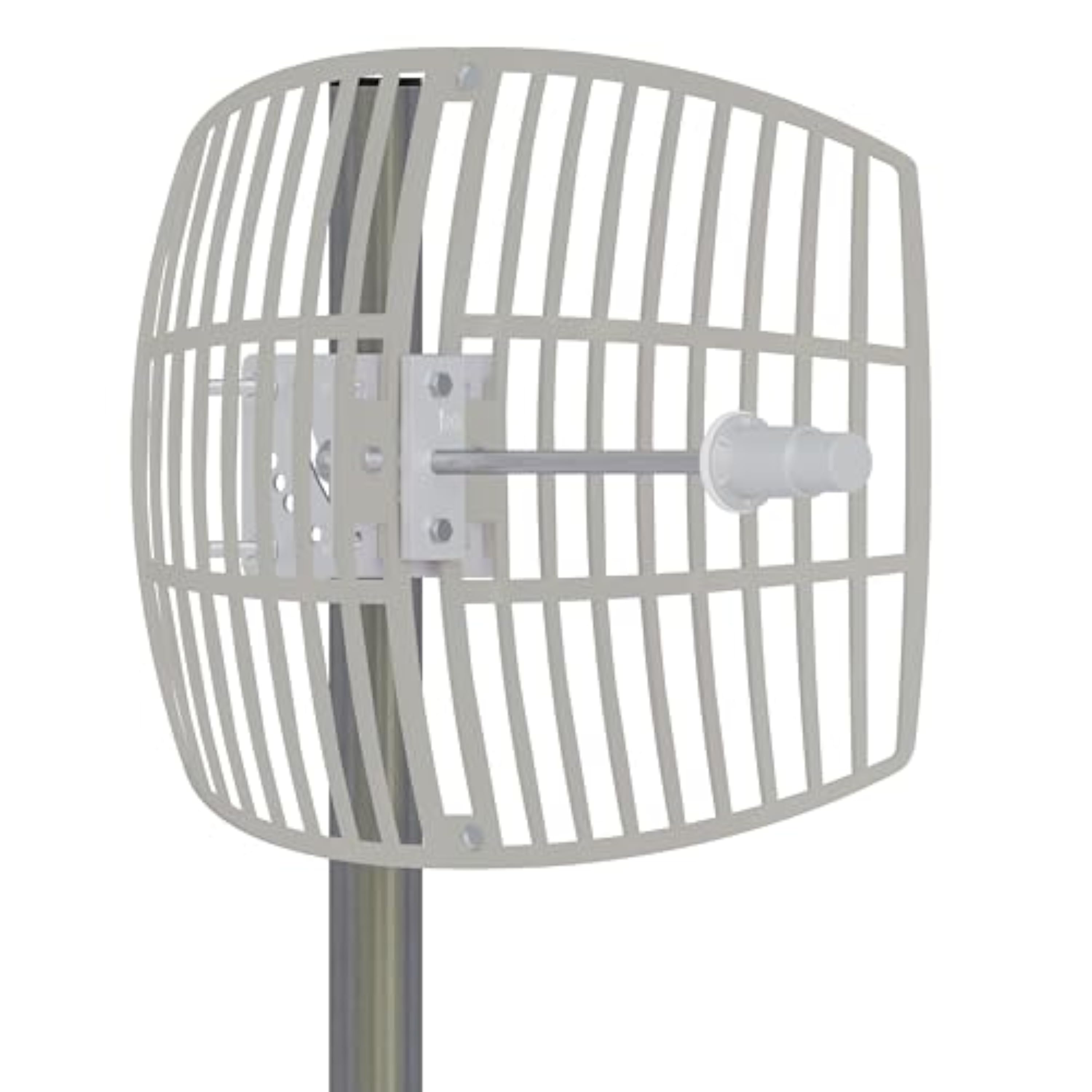 Antena WiFi 5 GHz 24 dBi – Recepción hasta 10 km, resistente al exterior, incluye cable de baja pérdida 10 m, compatible con SMA y RP-SMA