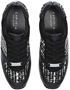 black carvela trainers
