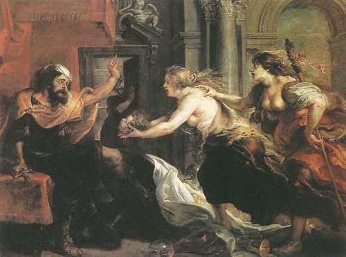 Peinture à l'huile sur toile Rubens | Œuvre murale célèbre Tereus et Itylus