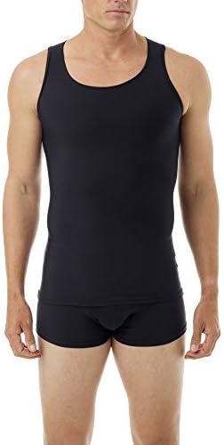 Underworks Mens Microfiber High Performance Compression Tank for Workouts, Sports Training and Shaping 3-Pack