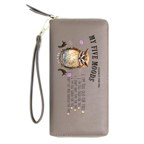 OIDERY Personalized Owl Design Women Wallets,Birthday Gift,Holiday Gift,Valentine's Day gift for Women from Family, Spouse,Graduation Gift for Classmate,Teacher 1303u