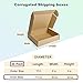 MEBRUDY 12x9x3 Inches Shipping Boxes Pack of 20, Small Corrugated Cardboard Box for Mailing Packing Literature Mailer