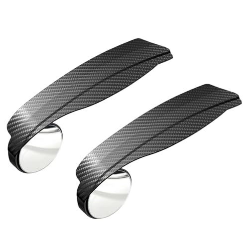 Espejo de Ángulo Muerto para Coche | Piezas para Retrovisor de Vehículo - Impermeable 2 en 1 Espejo de Punto Ciego para Offroad Remolque Camión Desplazamiento Diario Acampada y Conducción