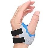 VELPEAU Thumb Support Brace - CMC Joint Stabilizer Orthosis, Spica Splint for Osteoarthritis, Instability, Tendonitis, Arthritis Pain Relief for Women Men, Comfortable, Adjustable (Left Hand-Medium)