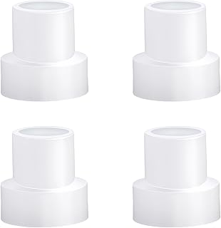 4pcs Shower Door Nylon Pivot Bushing, Shower Door Pivot Pin Kit, Medium, White